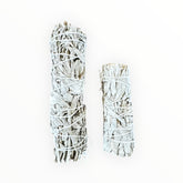 White Sage – 4" & 6" Sticks or 100g Loose Leaf Bag | For Smudging & Spiritual Use